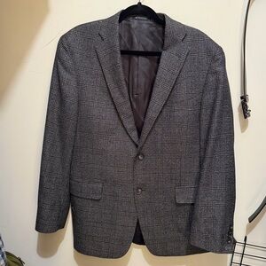 Hart Schaffner Marx Gray Plaid Blazer